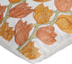 Orange Decorative Pillow Covers 24"x24" Cotton, Tulip Sway
