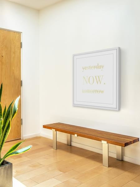 "Now II" Framed Painting Print, 18"x18"