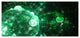 Green Spherical Water Droplets, Large Floral Canvas Art Print, 60"x28"