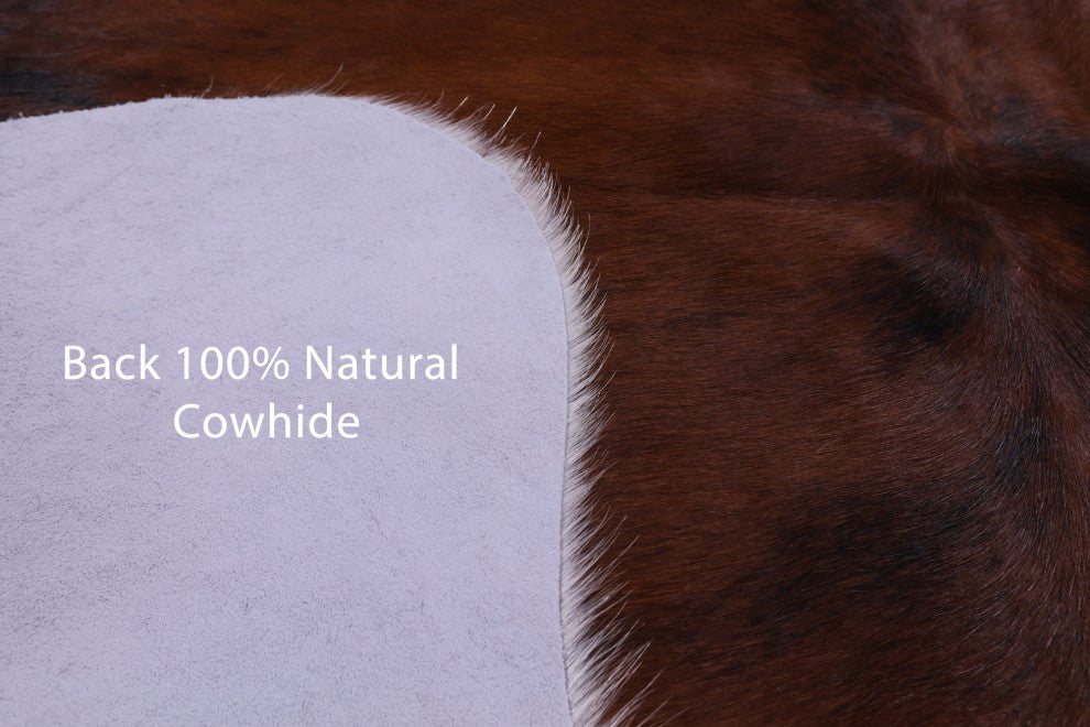 6' 0" X 4' 11" Natural Cowhide Rug C1936