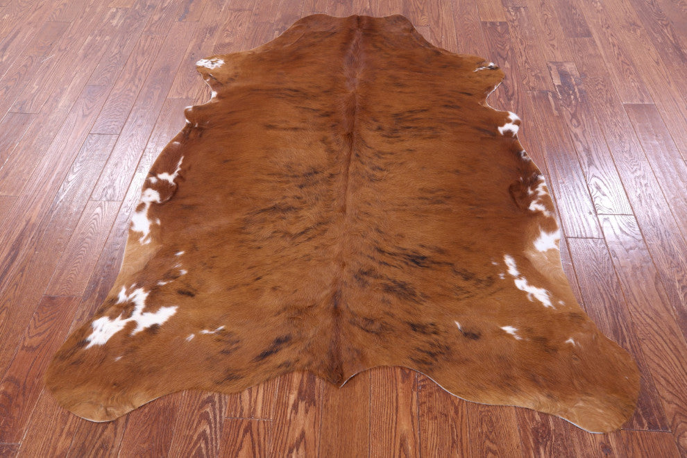 Natural Cowhide Rug 6' 6" X 5' 5" C1841