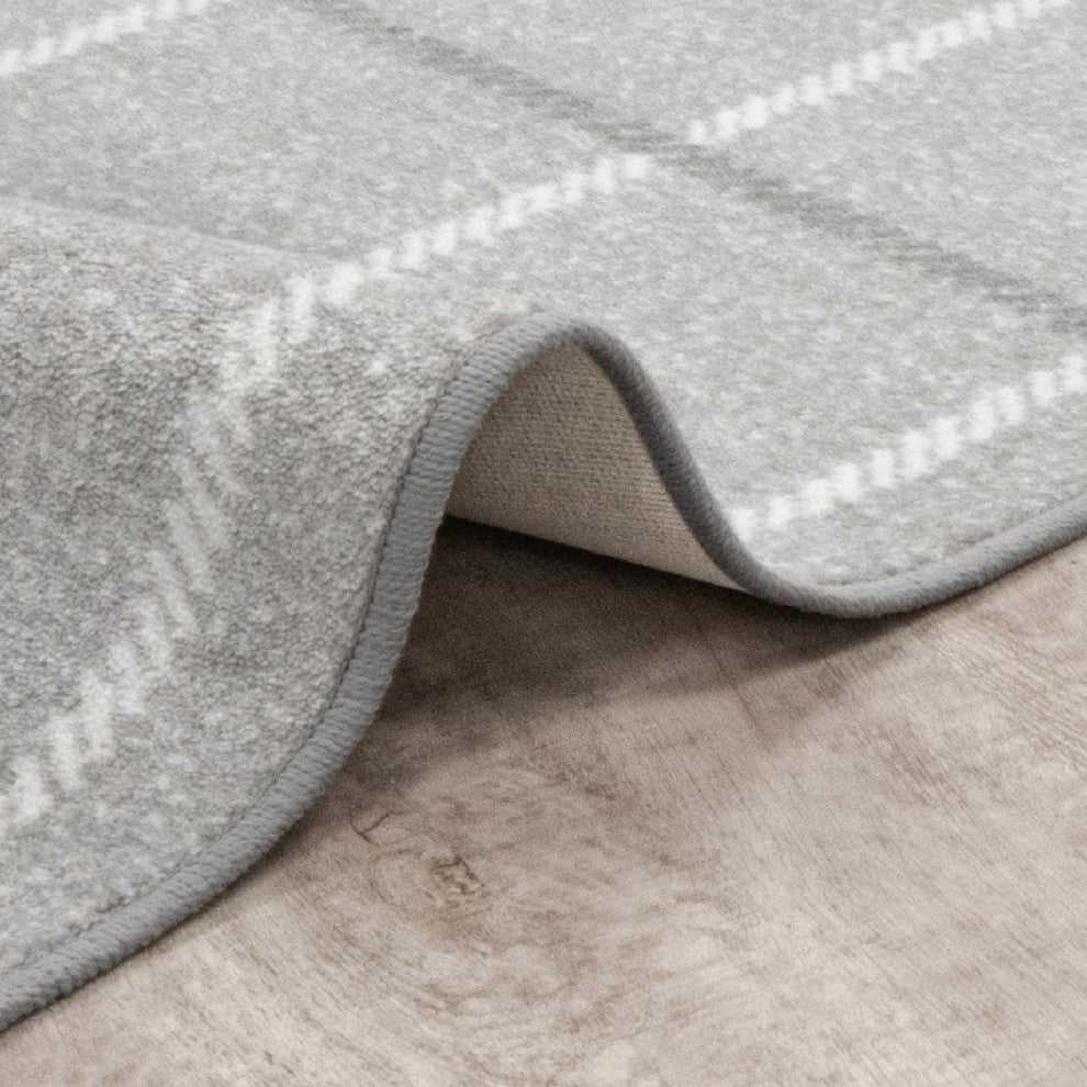 New Haven 5'4" X 7'8" Area Rug, Color Morning Fog