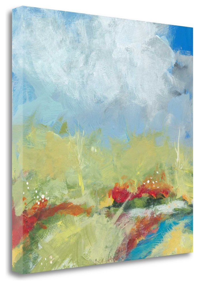 "Terra Verde" By Jan Weiss, Giclee Print on Gallery Wrap Canvas, Ready to Hang
