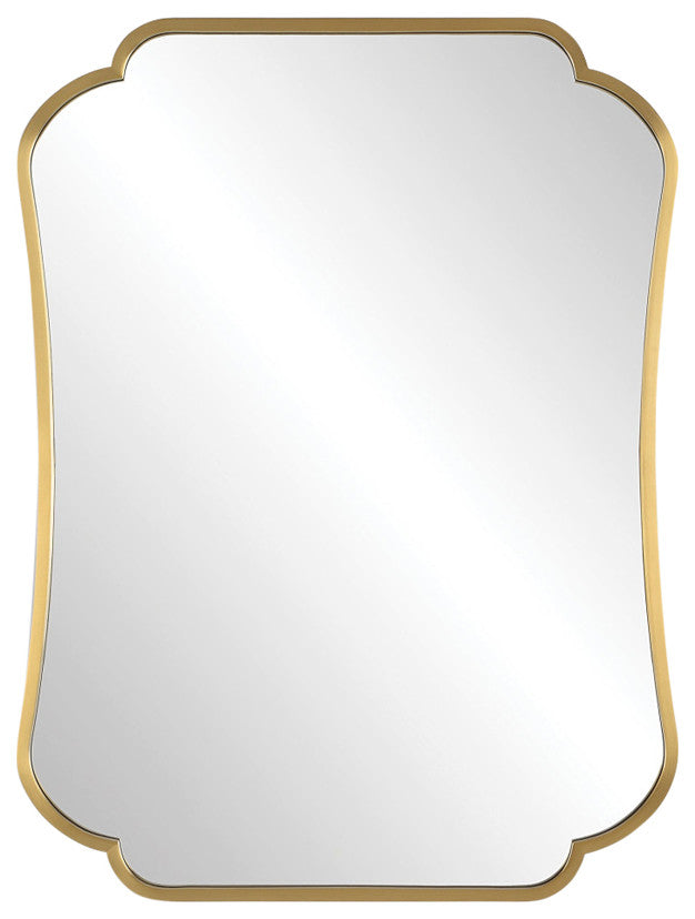 Uttermost Athena Brushed Brass Mirror