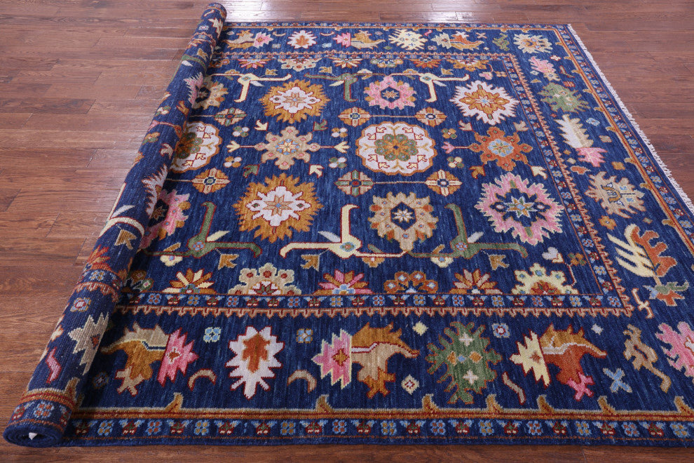 Turkish Oushak Handmade Wool Rug 8' 0" X 10' 0" - Q15865