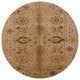 Ahgly Company Indoor Round Mid-Century Modern Area Rugs, 4' Round