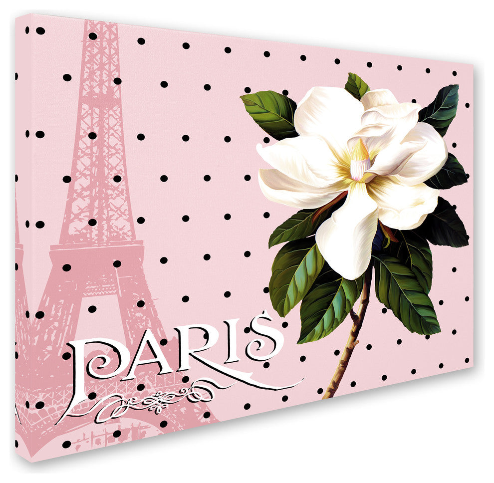 Tina Lavoie 'Paris Magnolias II' Canvas Art, 24" x 32"