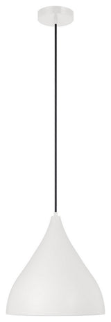 Oden 1-Light Pendant, Matte White