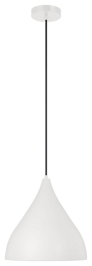 Oden 1-Light Pendant, Matte White