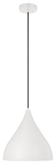 Oden 1-Light Pendant, Matte White