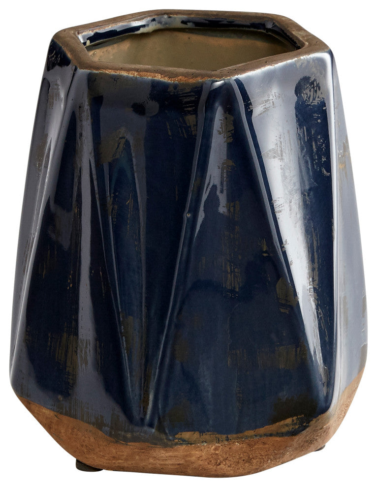 Chamos Planter, Blue, Small