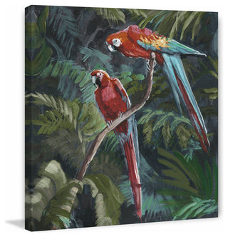 "We Heart It" Painting Print on Wrapped Canvas, 32"x32"