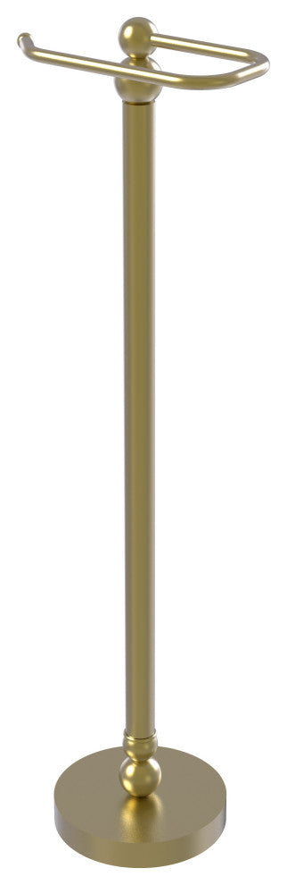 Bolero Free Standing Toilet Tissue Stand, Satin Brass