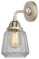 INNOVATIONS LIGHTING 288-1W-SN-G142 Chatham 1 Light 6 inch Sconce