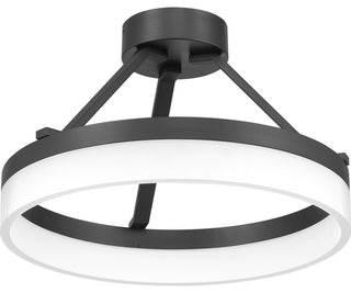 Quoizel PCOH1716 Cohen 16"W LED Semi-flush Ceiling Fixture - Oil Rubbed Bronze