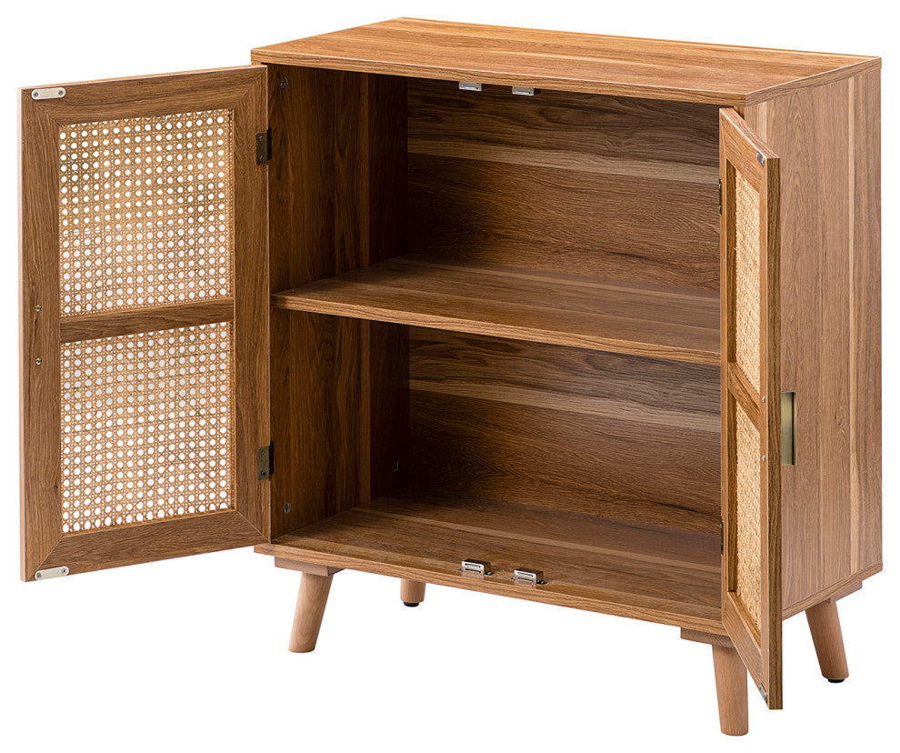 2-Door Accent Cabinet, Walnut