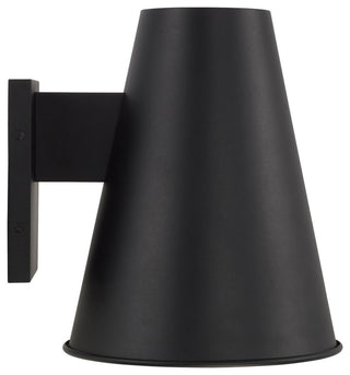 Capital Lighting 955112 Yardley 12" Tall Outdoor Wall Sconce - Black