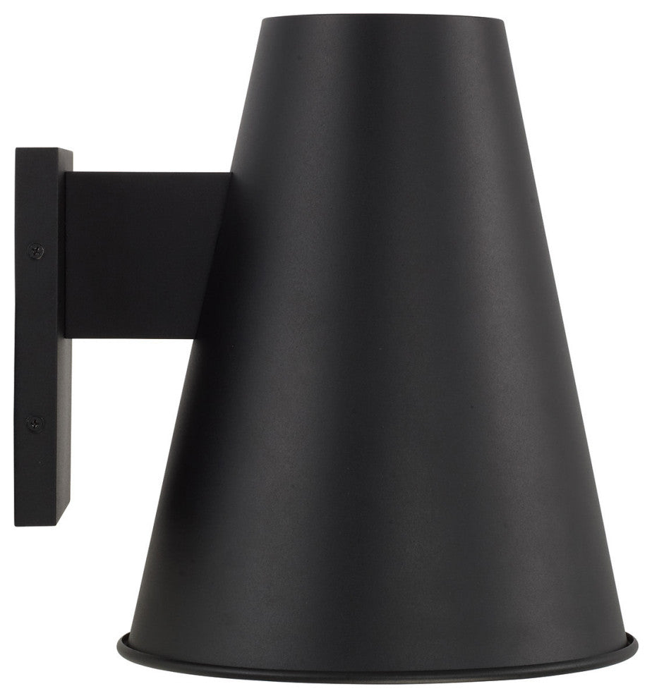 Capital Lighting 955112 Yardley 12" Tall Outdoor Wall Sconce - Black