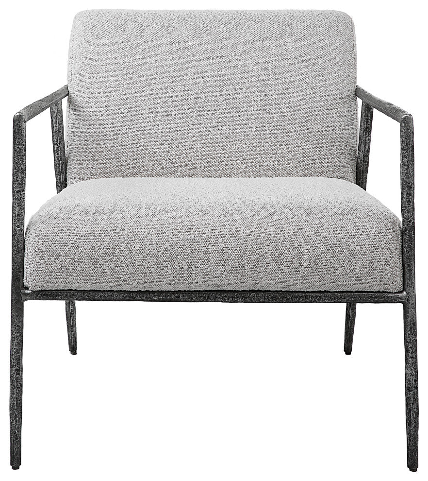 Uttermost Brisbane-Light Gray Accent Chair