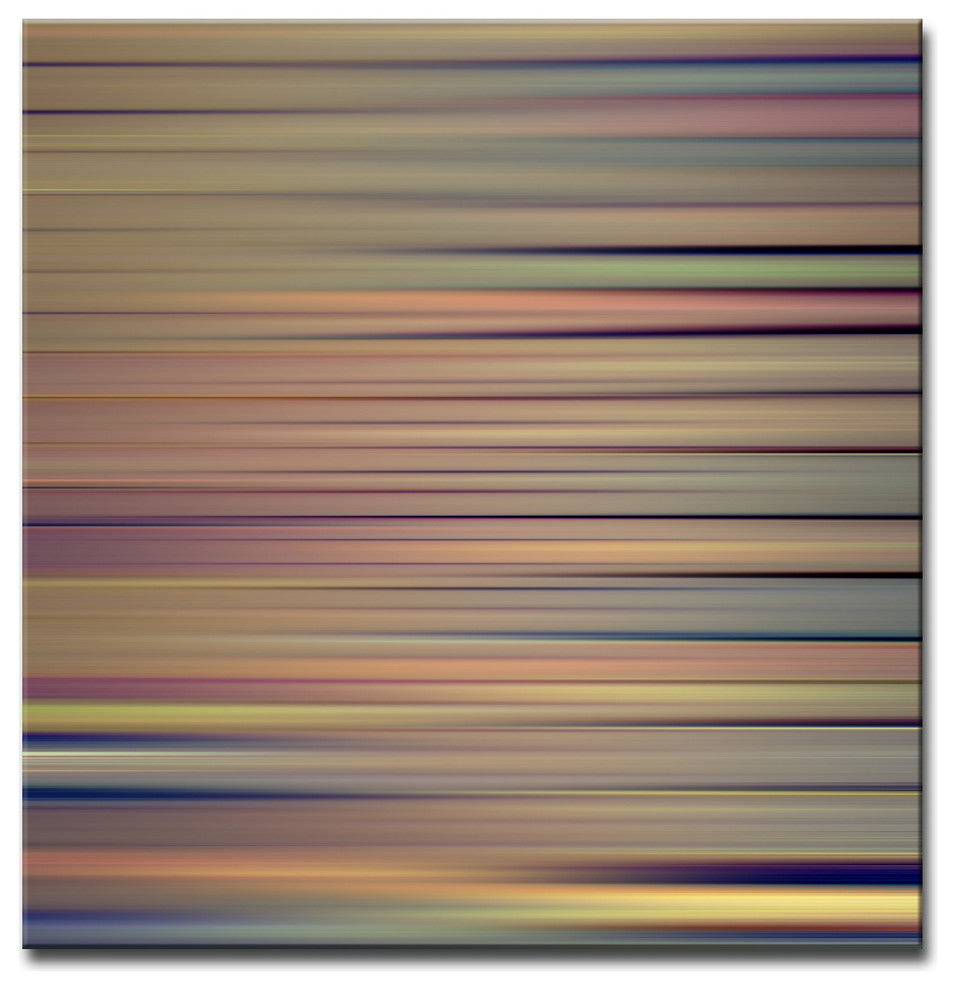 Ready2HangArt 'Blur Stripes VIII' Canvas Wall Art, 20 in. Highx20 in. Wide