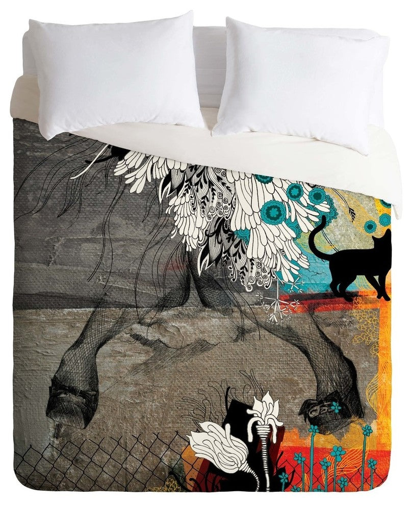Deny Designs Iveta Abolina Stay Awhile Duvet Cover - Lightweight