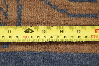 Traditional Nepal Indian Handmade Paisley Oriental Area Rug, Blue, 11'9"X9'0"