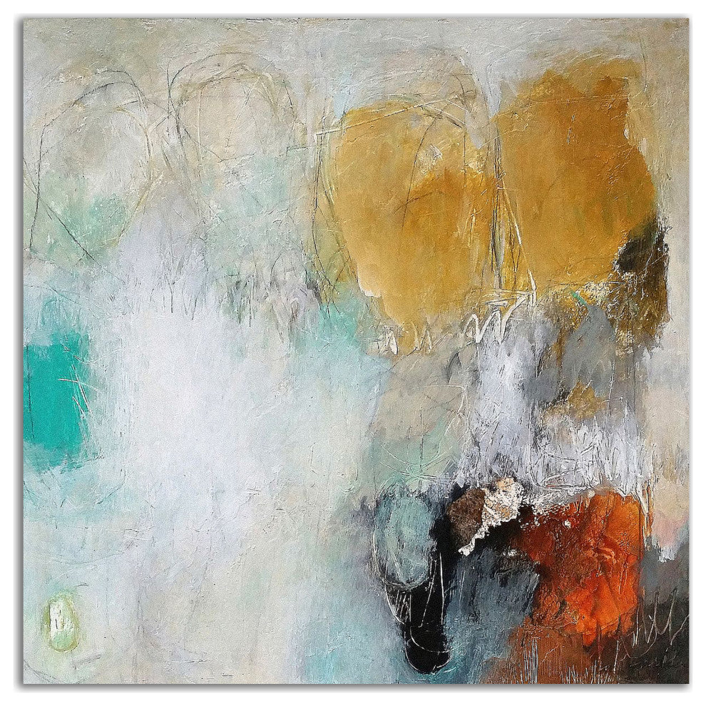 "Fears Burn Down" by Nicole Hoeft, Print on Canvas, 18"x18"