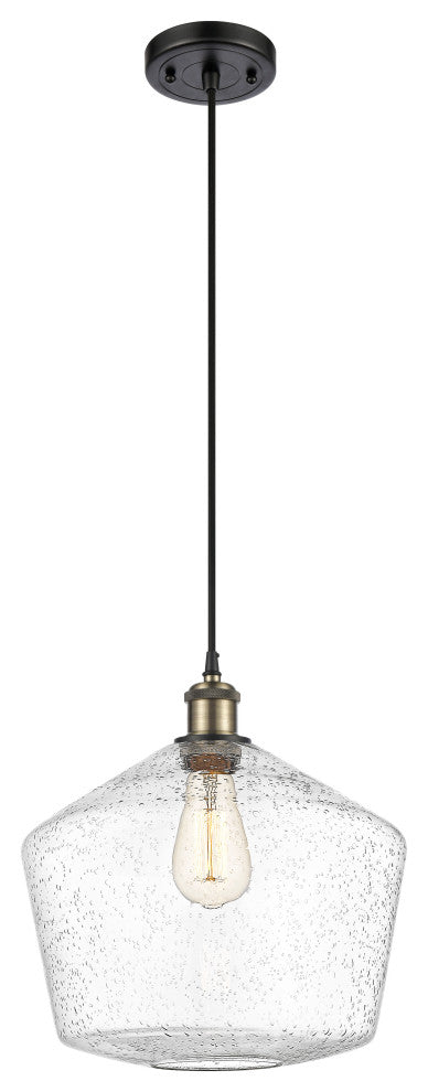 Innovations 516-1P-BAB-G654-12-LED 1-Light Mini Pendant, Black Antique Brass