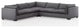 Westwood 3pc Sectional-122"-Charcoal