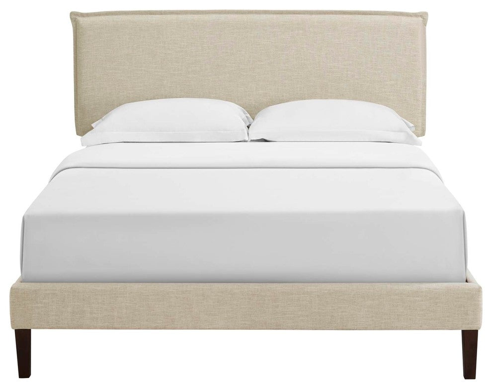 Amaris Full Platform Bed with Squared Tapered Legs