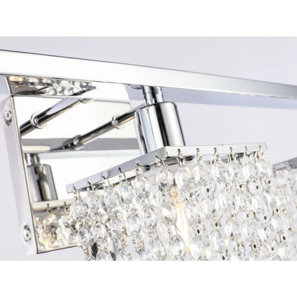 Elegant Lighting LD7014 Phineas 5 Light 42"W Bathroom Vanity - Chrome