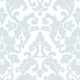 Stripes And Damasks, Classic Damask Stripes Light Blue Wallpaper Sample