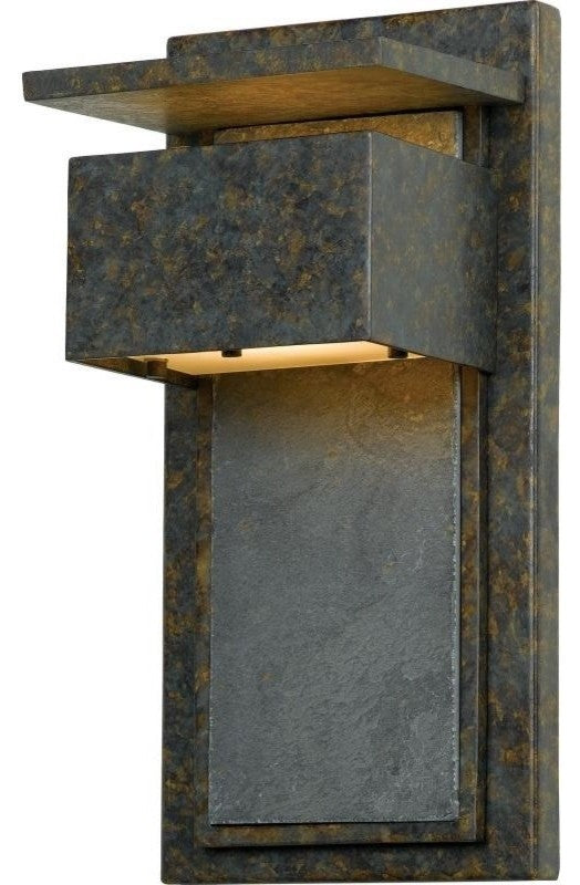 Quoizel ZP8414MD One Light Outdoor Wall Lantern Zephyr Muted Bronze