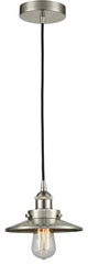 Innovations 616-1PH-SN-M2-LED Railroad 1 Light Mini Pendant Brushed Satin Nickel