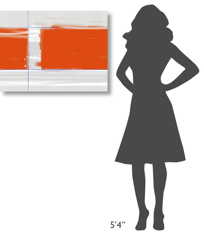 "Orange Rectangle" Fine Art Print