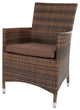 Ohana 9-Piece Dining Set, Sunbrella Bay Brown, Mixed Brown