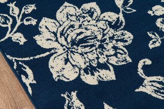 Baja Rug, Navy, 5'3"x7'6"