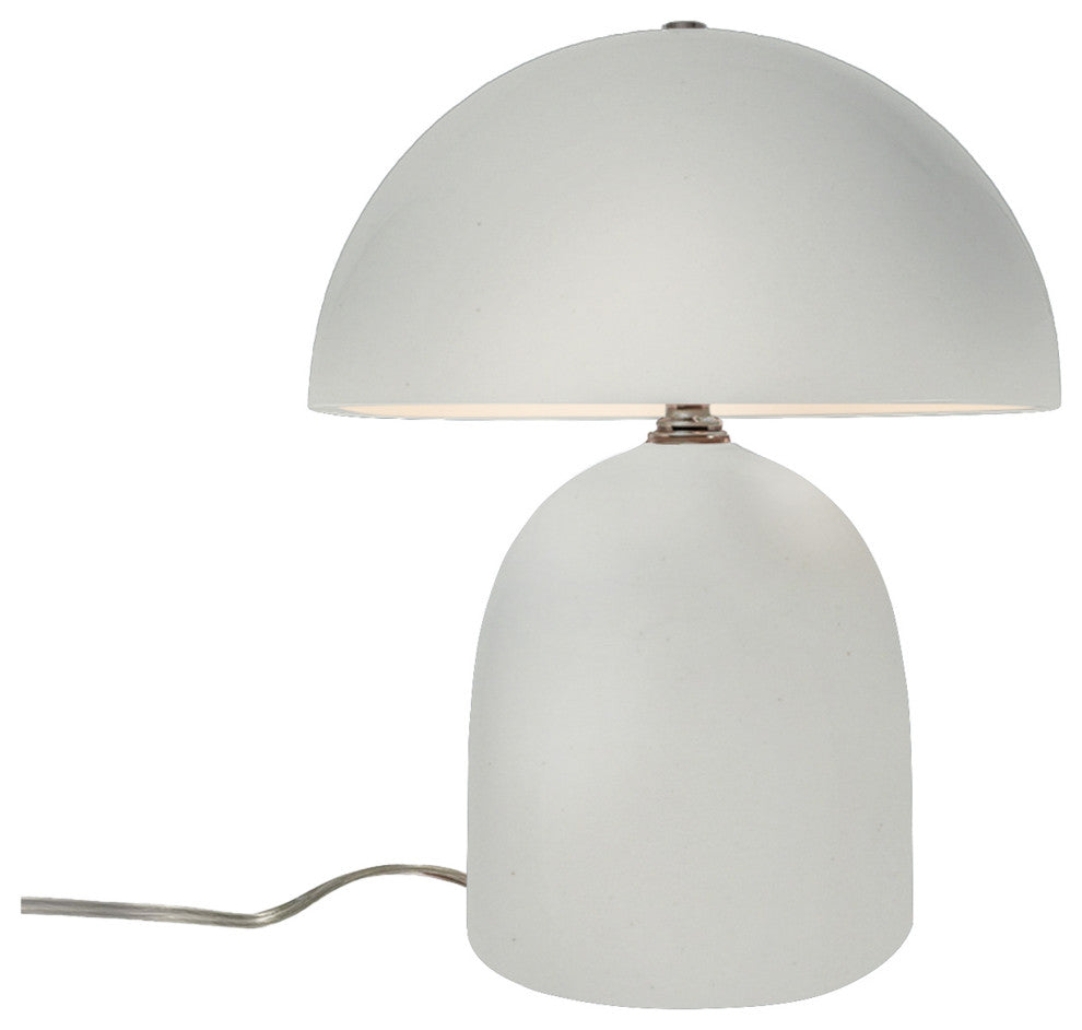 Short Kava Table Lamp, Matte White