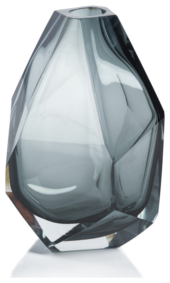 Getxo Faceted Artistry Glass Vase