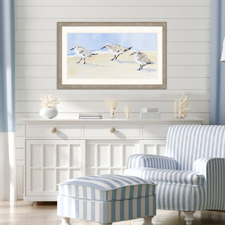 "Sandpipers I" Framed Artwork