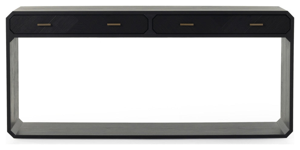 Caspian Console Table-Black Ash