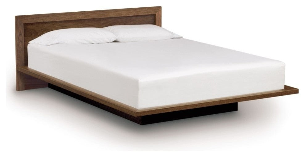Copeland Moduluxe 29" Bed With Panel Headboard, King, Natural Walnut