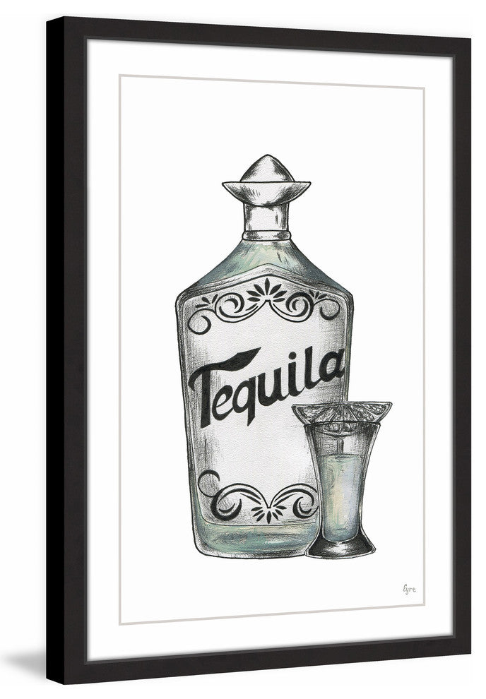 "Tequila Shot" Framed Painting Print, 24"x36"