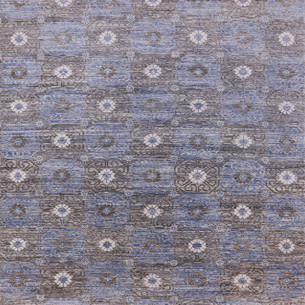 Ahgly Company Indoor Square Mid-Century Modern Area Rugs, 3' Square