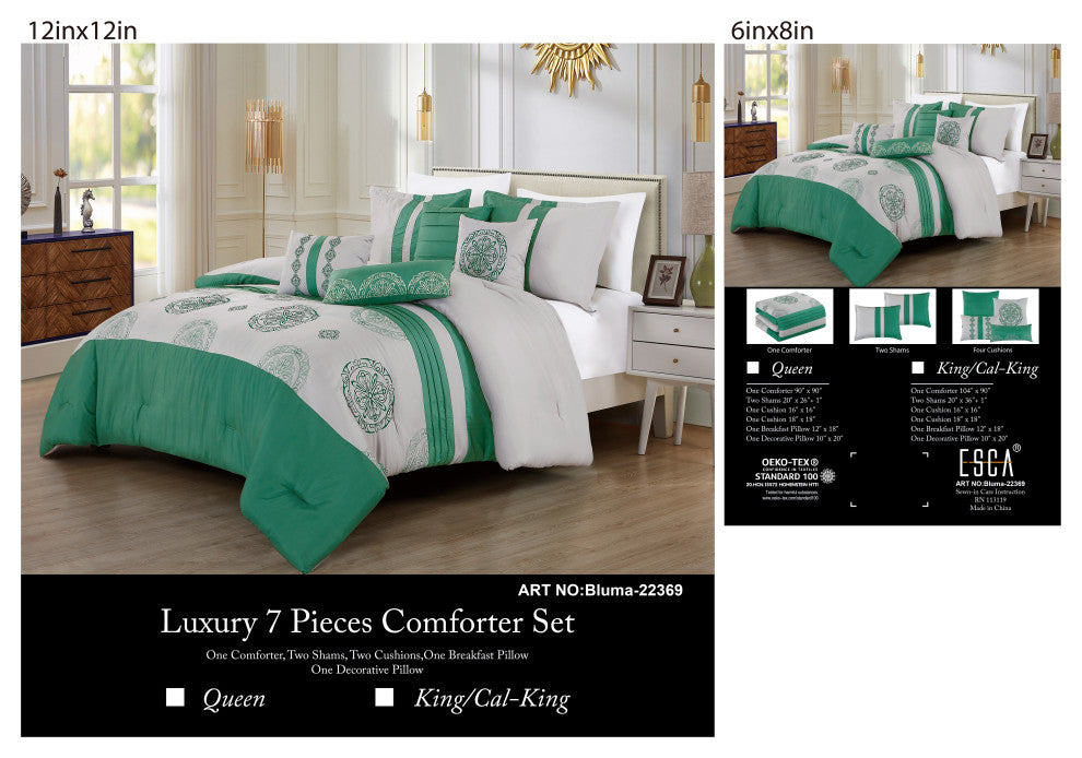 Bluma 7PC COMFORTER SET, King