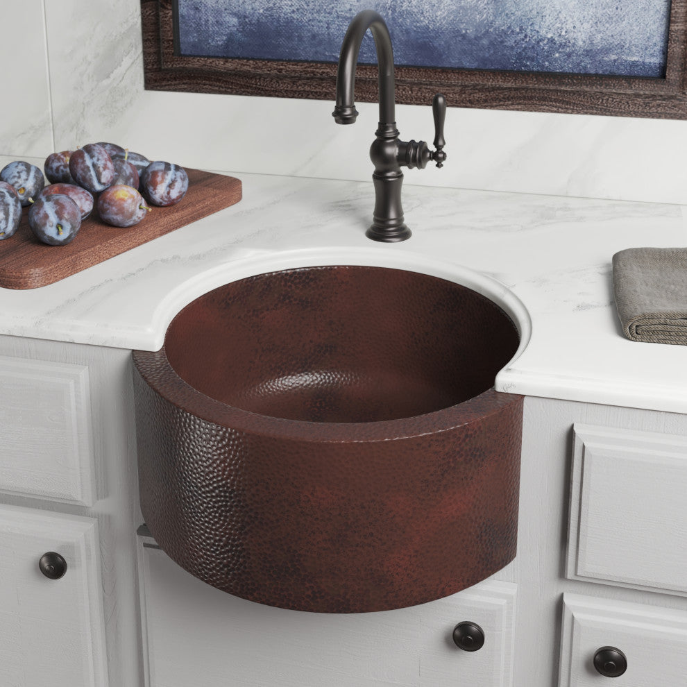 Native Trails CPS14 Fiesta 19" Farmhouse or Undermount Single - Antique Copper
