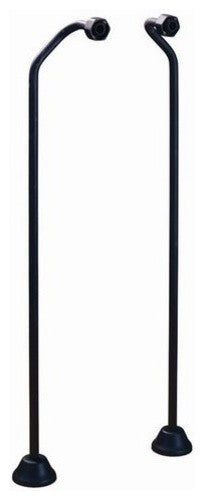 Double Offset Supply For Clawfoot Or Elegant Tubs, Oil Rubbed Bronze