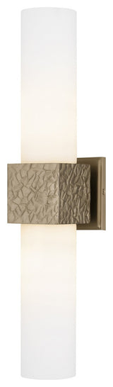 Arline Two Light Wall Sconce in Bronze Gold