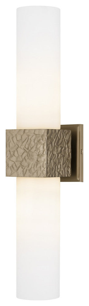 Arline Two Light Wall Sconce in Bronze Gold
