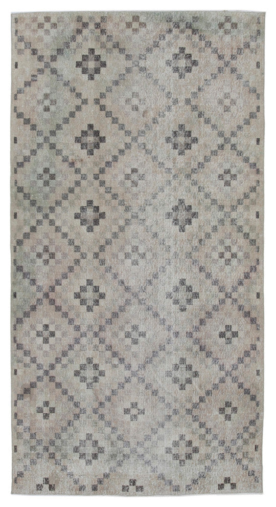Rug N Carpet - Hand-knotted Anatolian 5' 4'' x 10' 3'' Low Pile  Vintage Rug